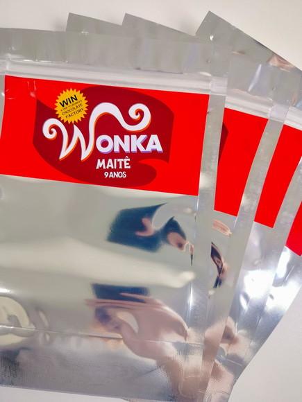 Saquinho Zip Lembrancinha 16x24 Wonka