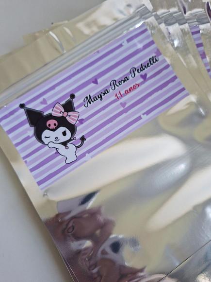Saquinho Zip para Lembrancinha 16x24 Kuromi