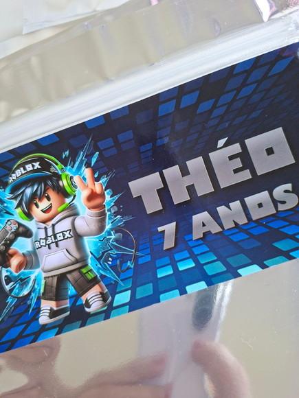 Saquinho Zip para Lembrancinha 16x24 Roblox