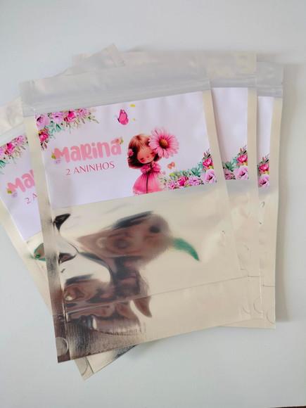 Saquinho Zip para Lembrancinha Borboleta