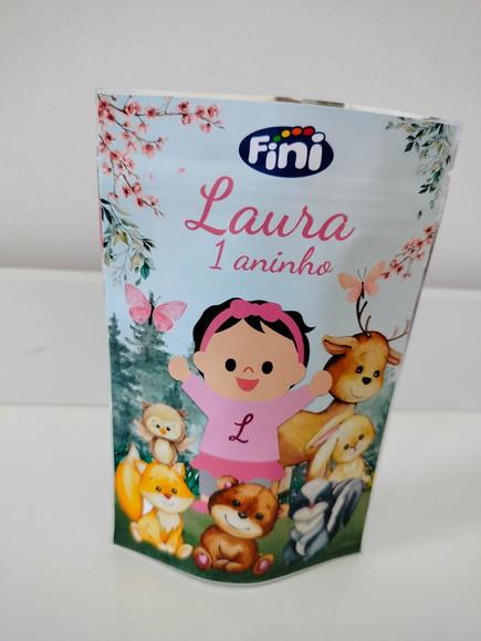 Saquinho Zip Personalizado 10x15 Bosque Encantado
