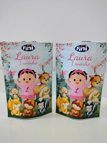 Saquinho Zip Personalizado 10x15 Bosque Encantado