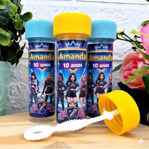 Adesivo para Bolha de Sabão Personalizado