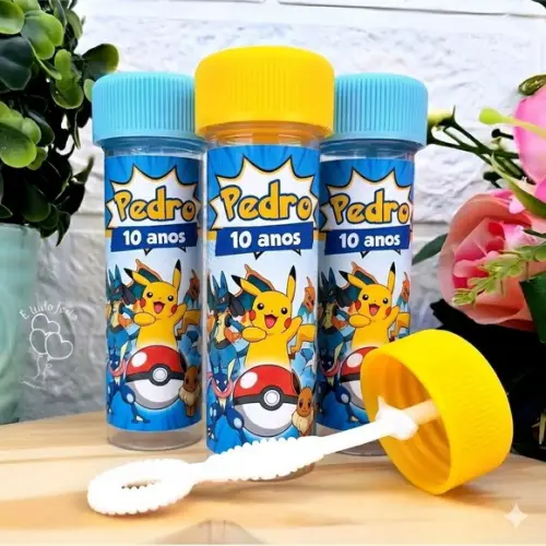 Adesivo para Bolha de Sabão Personalizado