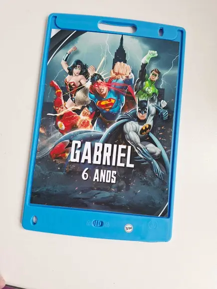 Adesivo para Lousa Mágica 8,5 Personalizado Liga da Justiça