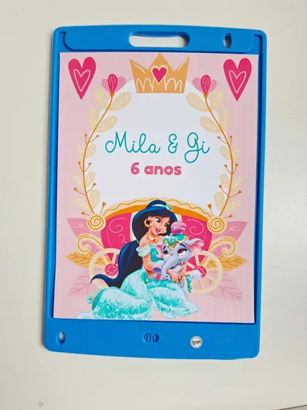 Adesivo para Lousa Mágica 8,5 Personalizado Princesas