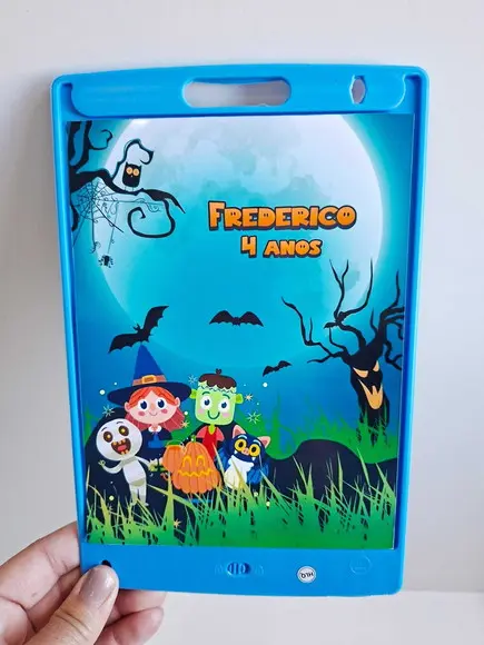 Adesivo para Lousa Mágica Tablet 8,5 Personalizado Halloween