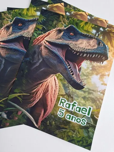 Adesivo para Lousa Mágica Tablet 8,5 Personalizado Jurassic