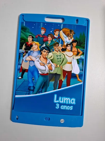 Adesivo para Lousa Mágica Tablet 8,5 Personalizado Princesa