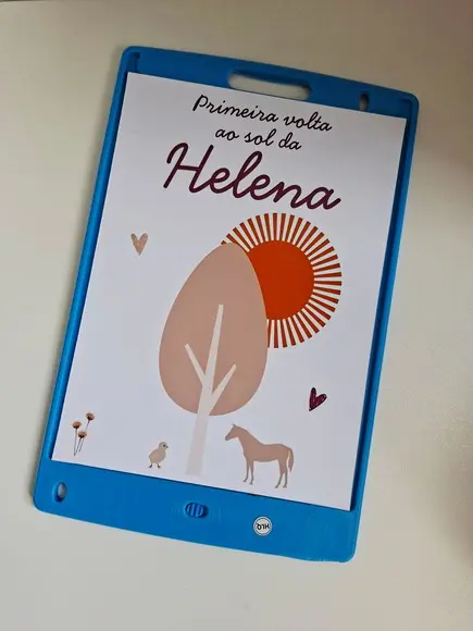 Adesivo para Lousa Mágica Tablet 8,5 Personalizado Sol