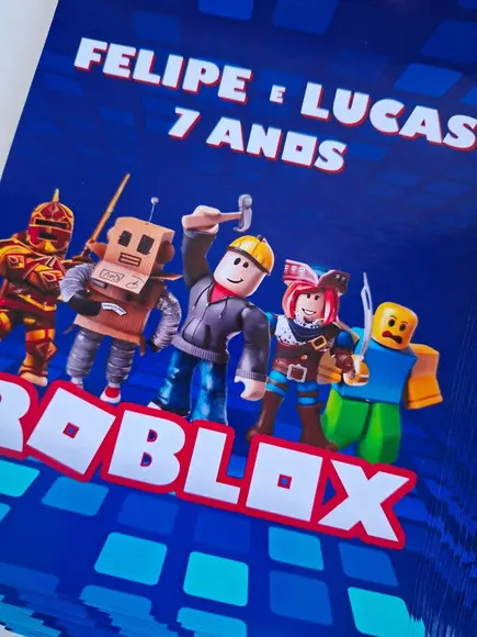 Adesivo para Lousa Mágica Tablet 8,5 Personalizado Roblox