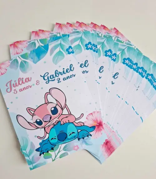 Adesivo para Lousa Mágica Tablet 8,5 Personalizado Stitch