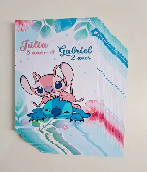 Adesivo para Lousa Mágica Tablet 8,5 Personalizado Stitch