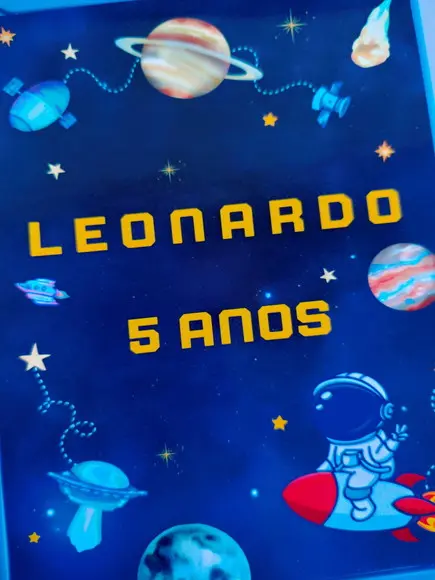 Adesivo Personalizado Lousa Mágica 14x18 Astronauta