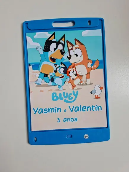 Adesivo Personalizado Lousa Mágica 14x18 Bluey
