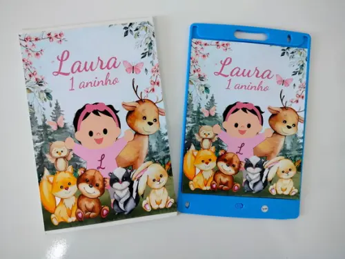 Adesivo Personalizado Lousa Mágica 14x18 Bosque Encantado