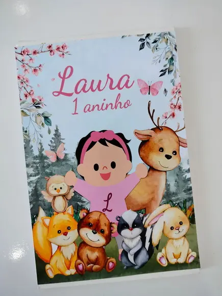 Adesivo Personalizado Lousa Mágica 14x18 Bosque Encantado