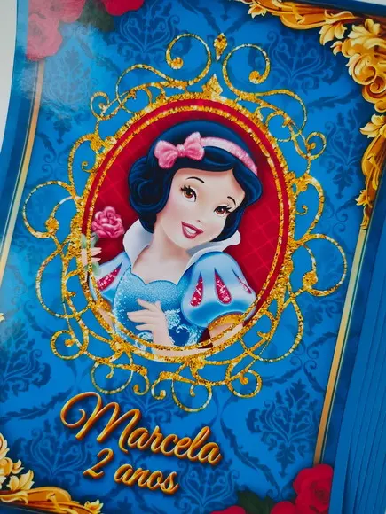 Adesivo Personalizado Lousa Mágica 14x18 Branca de Neve