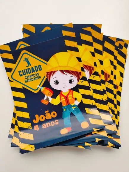 Adesivo Personalizado Lousa Mágica 14x18 Construtor
