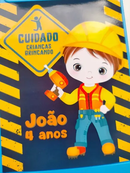 Adesivo Personalizado Lousa Mágica 14x18 Construtor