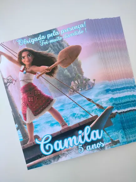 Adesivo Personalizado Lousa Mágica 14x18 Moana