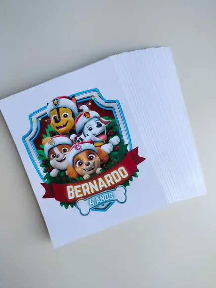 Adesivo Personalizado Lousa Mágica 14x18 Patrulha Canina