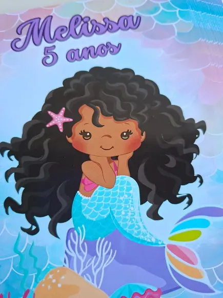 Adesivo Personalizado Lousa Mágica 14x18 Sereia