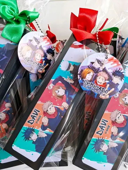 Dominó Personalizado Lembrancinha Jujutsu Kaisen
