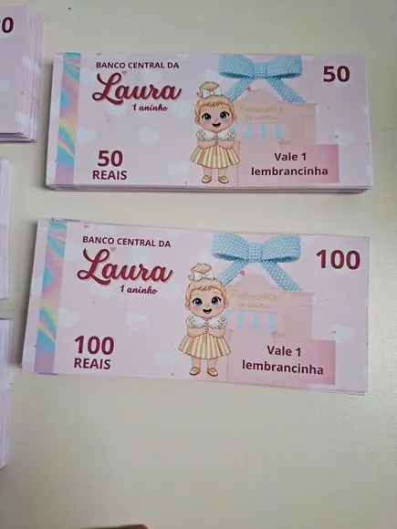 Dinheirinho Personalizado para Lembrancinha Patisserie