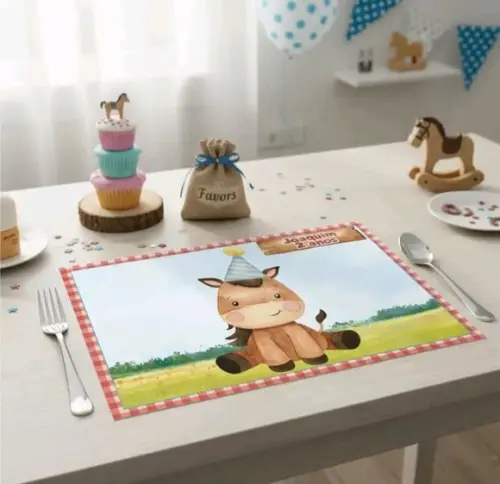 Jogo Americano Laminado Personalizado Tamanho A4