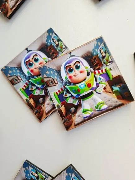 Jogo da Memória Madeira Lembrancinha no Saquinho Toy Story