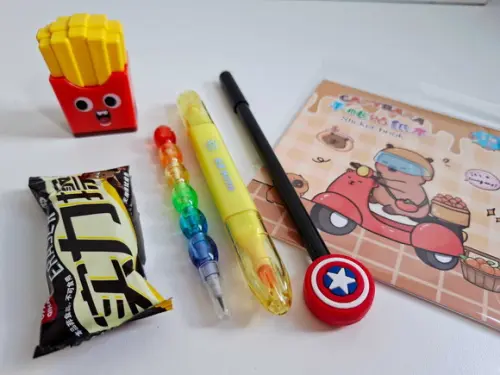 Kit Papelaria 6 Itens Fofos