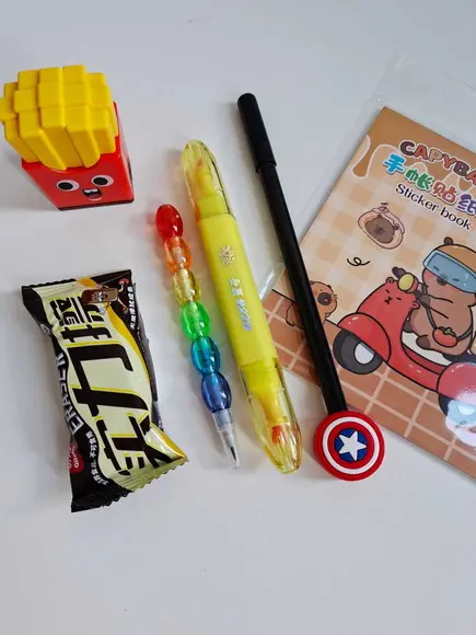 Kit Papelaria 6 Itens Fofos