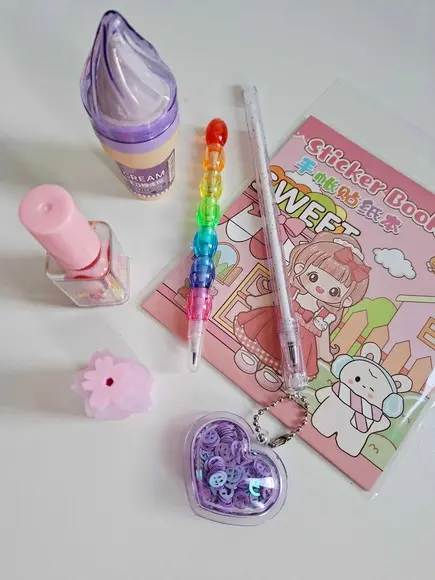 Kit Papelaria 6 Itens Fofos