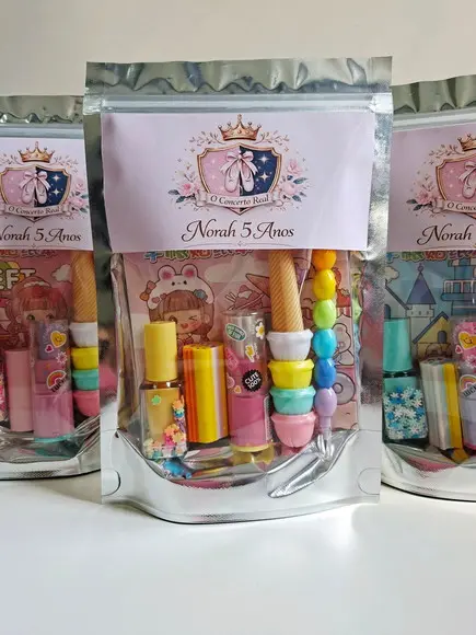 Kit Papelaria Fofa Saquinho com 6 Itens Bailarina