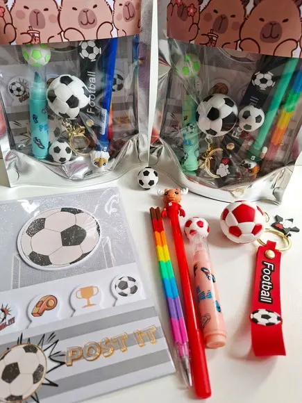 Kit Papelaria Fofa Saquinho com 6 Itens Capivara