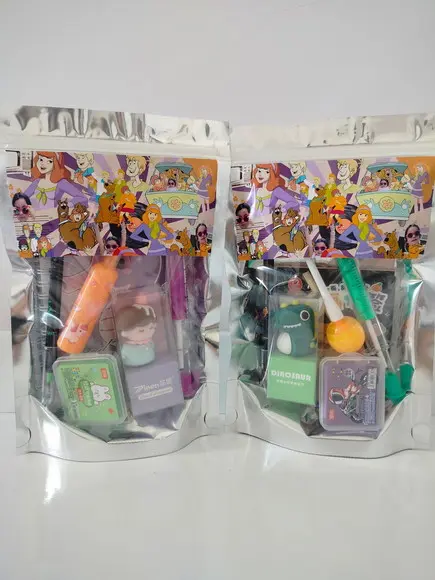 Kit Papelaria Fofa Saquinho com 6 Itens Scooby Doo