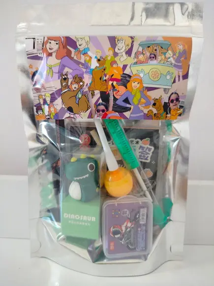 Kit Papelaria Fofa Saquinho com 6 Itens Scooby Doo