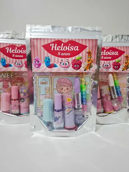 Kit Papelaria Saquinho Zip Personalizado Carmed