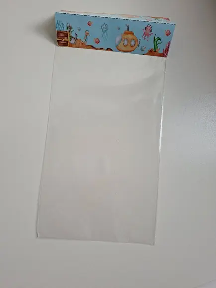 Lapela Personalizada 20x4cm com Saquinho