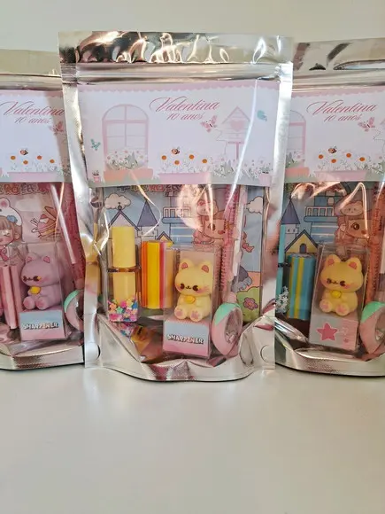 Lembrancinha Kit Papelaria Personalizado Jardim