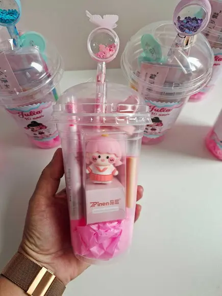 Milk Paper Kit de Papelaria no Copo Shake Personalizado