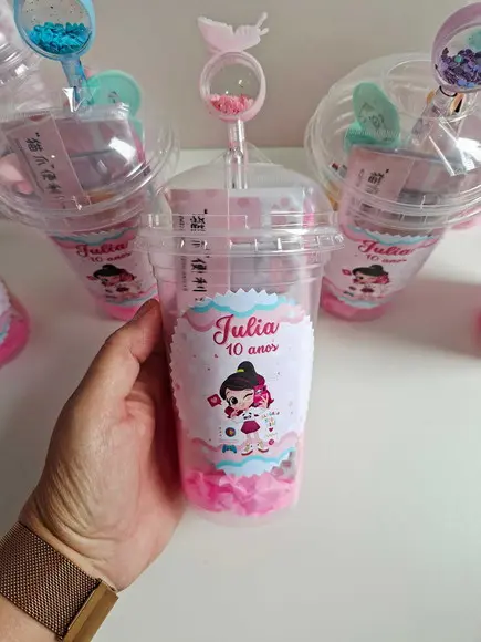 Milk Paper Kit de Papelaria no Copo Shake Personalizado