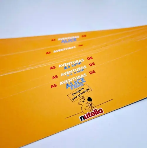 Rótulo Adesivo Mini Nutella Personalizado Capivara