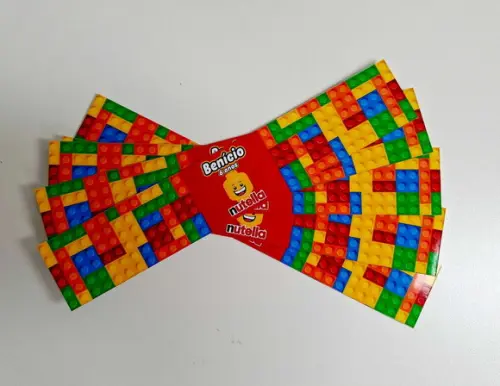 Rótulo Adesivo Mini Nutella Personalizado Lego