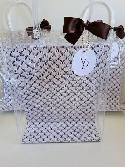 Sacola Bolsa Cristal Personalizada 20x28 Casamento