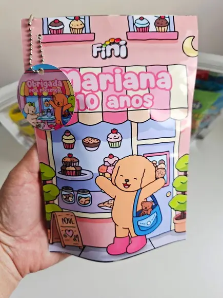 Saquinho Zip + Tag com Bala Fini Bobbie Goods