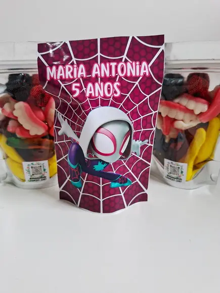 Saquinho Zip com Bala Fini 10x15 Fada