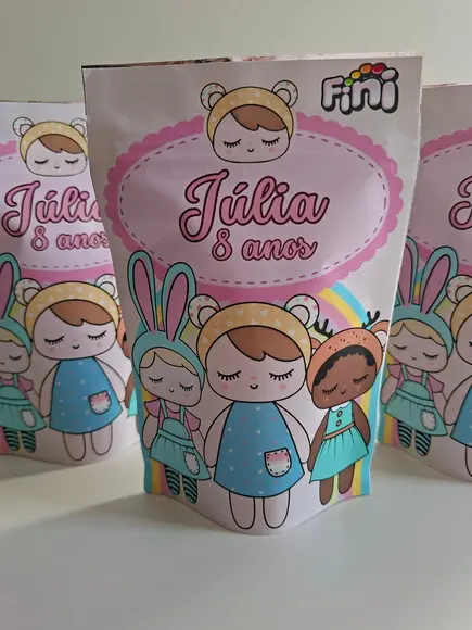 Saquinho Zip com Bala Fini 10x15 Metoo