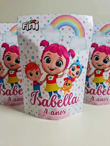 Saquinho Zip com Bala Fini 13x18cm Little Angel